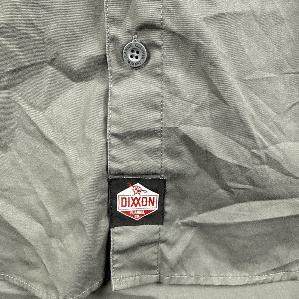 DIXXON Workforce Form and Function Gray Button Up… - image 3